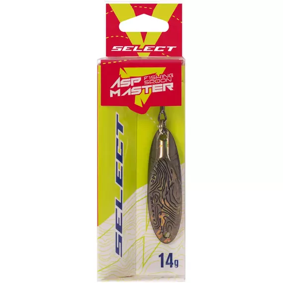 Блешня-кастмастер Select AspMaster 14.0g 51mm, колір: UVBN, Розмір/Вага: 14g/51mm, Колір блешні: UVBN, фото , изображение 2